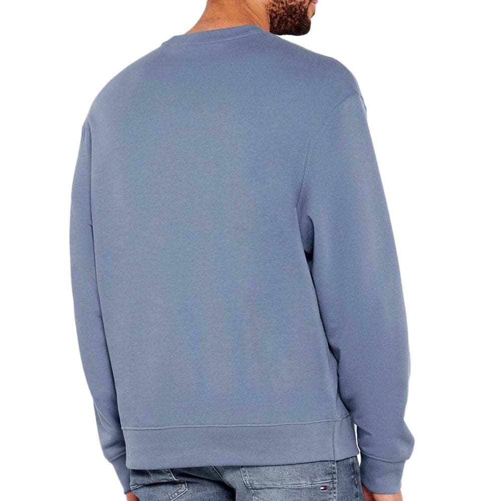 Sweat Bleu Homme Calvin Klein Jeans Badge Terry 2