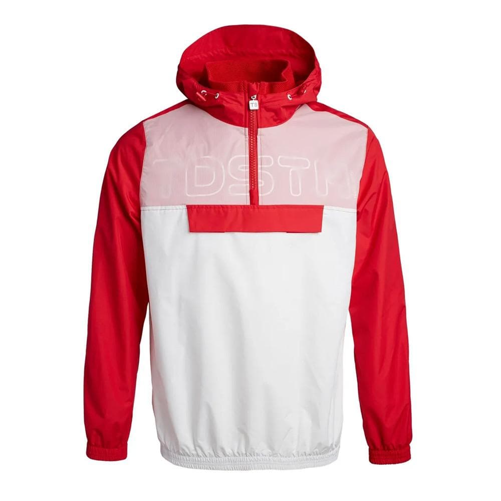 Veste Coupe-Vent Blanc/Rouge Homme Teddy Smith Banko 1