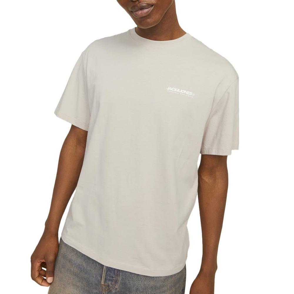 T-Shirt Beige Homme Jack & Jones Whislington 1