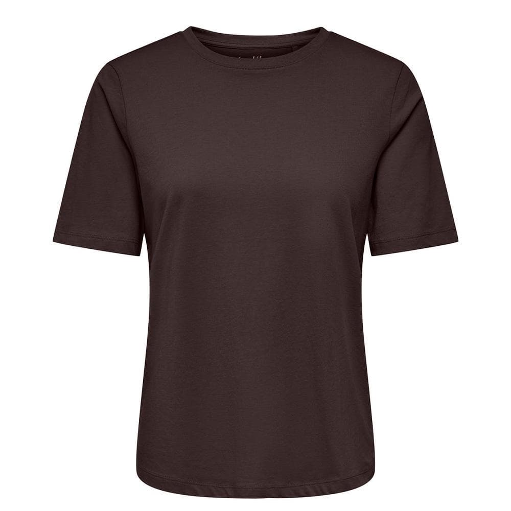 T-Shirt Marron Foncé Femme Only Happy 1