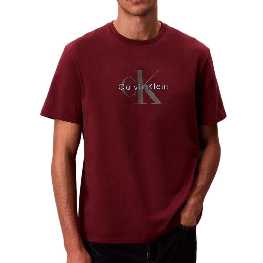 T-Shirt Bordeaux Homme Calvin Klein Jeans Hero LV04RB862G 1