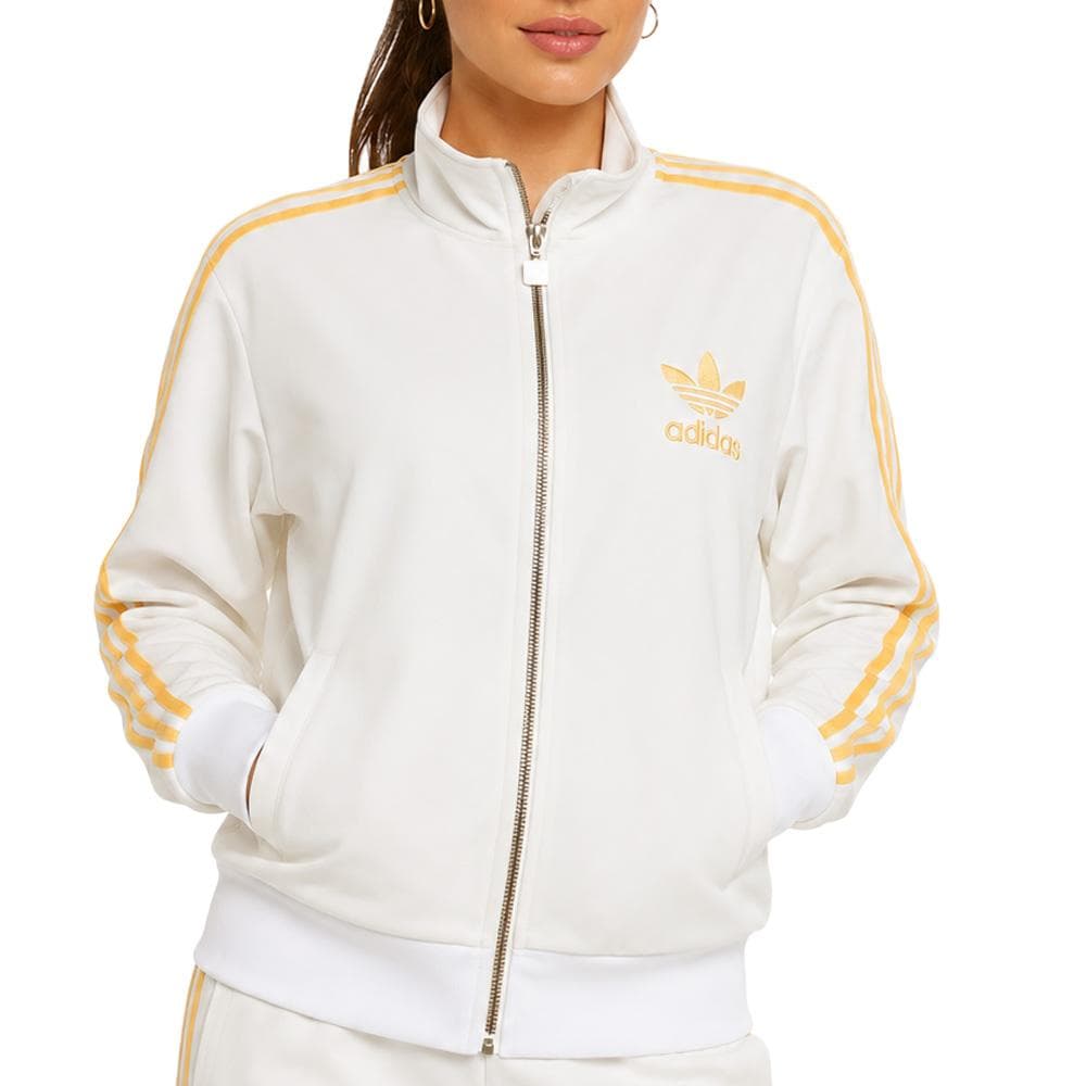 Veste Blanc/Jaune Femme Adidas Crepe 1