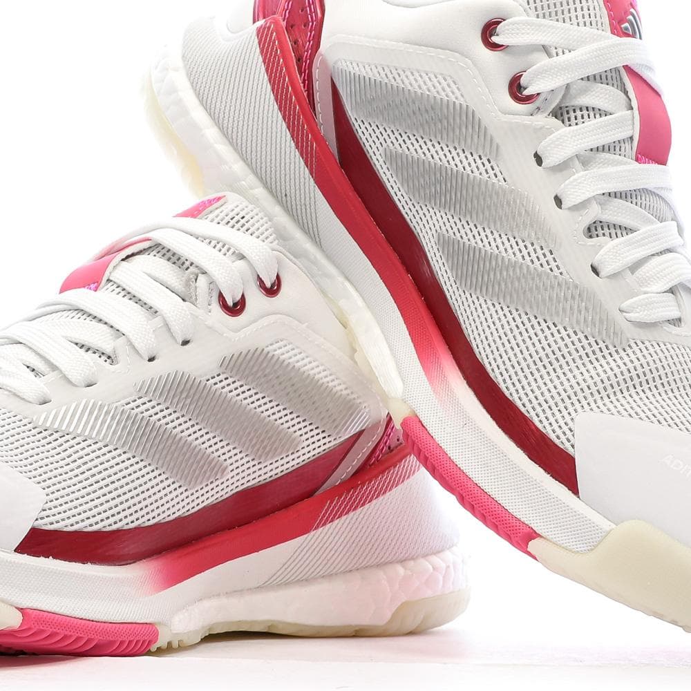 Chaussures de padel Blanc/Rose Femme Adidas Crazyquick Boost Padel 7