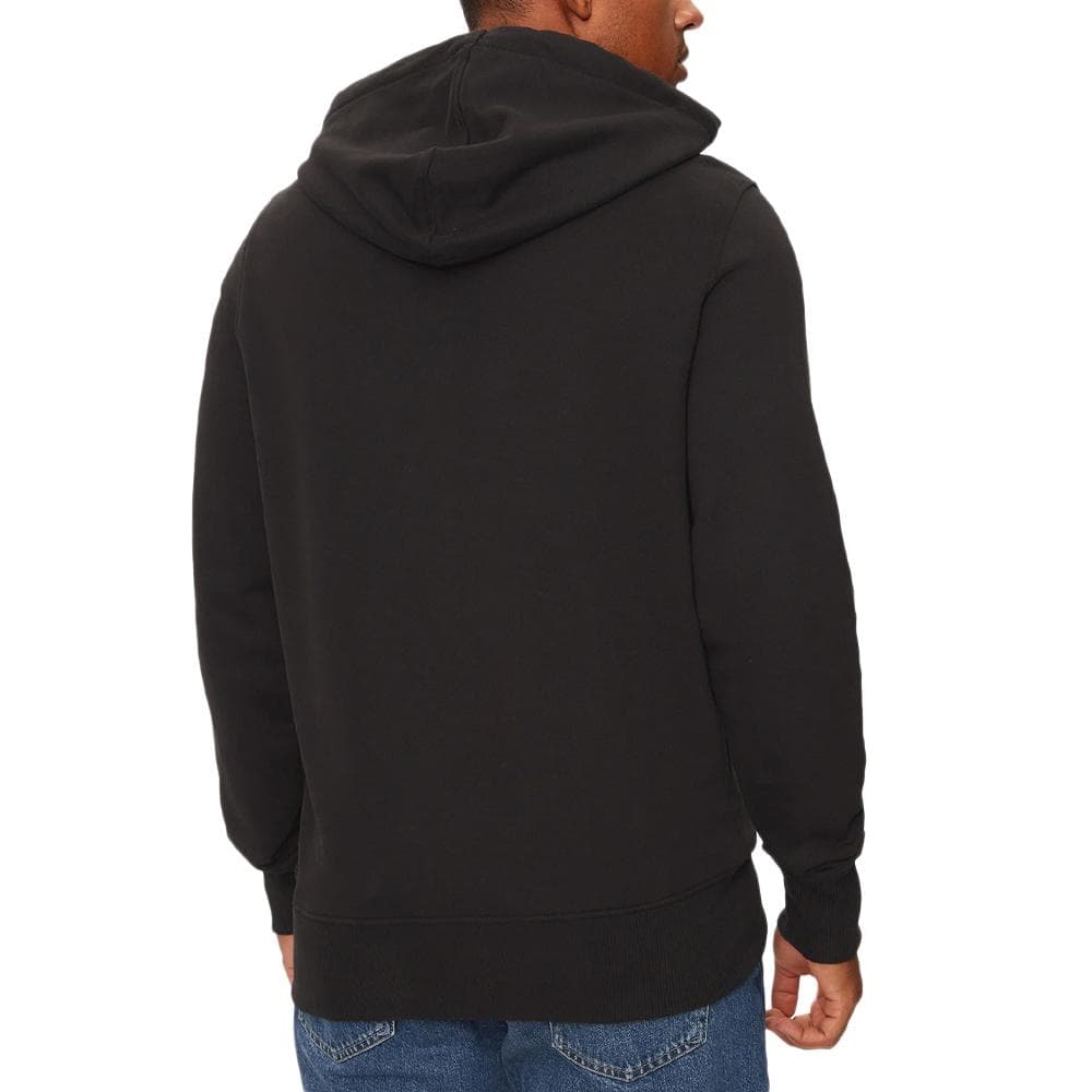 Sweat à capuche Noir Homme Calvin Klein Jeans Distressed Monologo 2