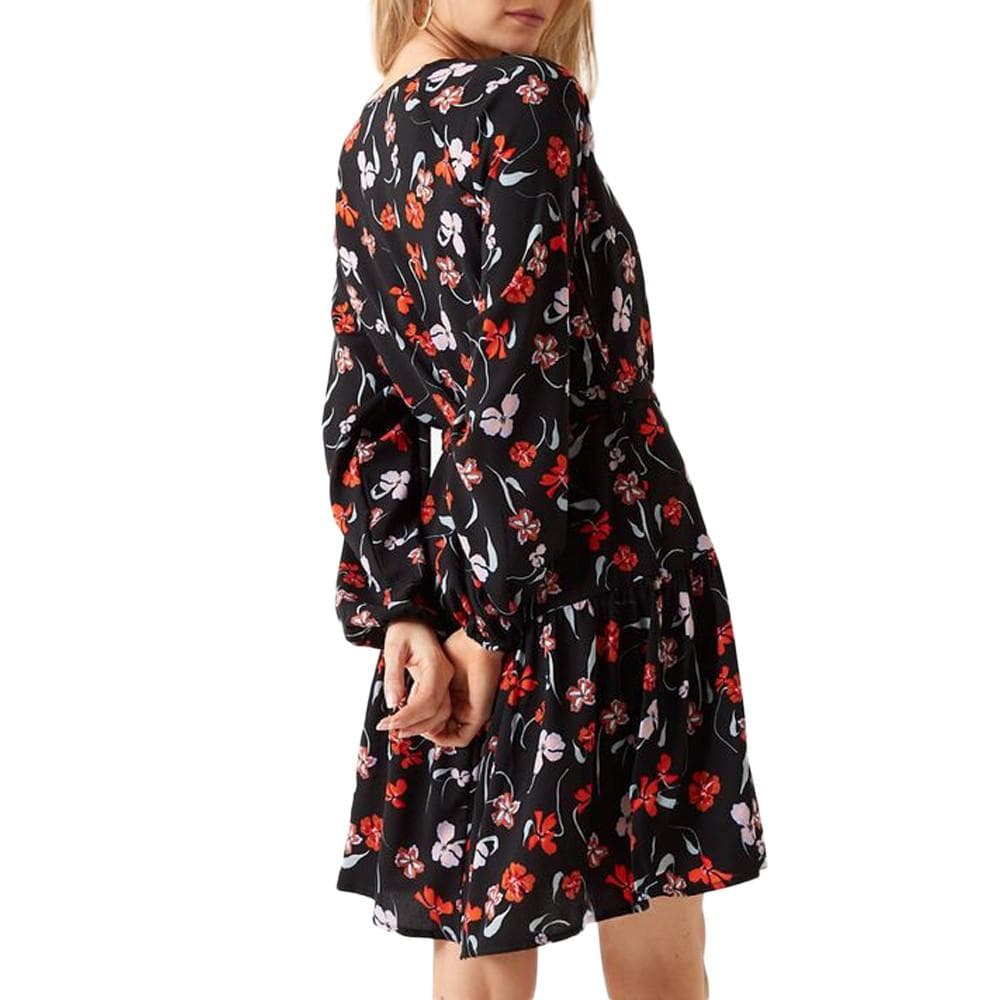 Robe Noir à fleurs Femme JDY Edith 2