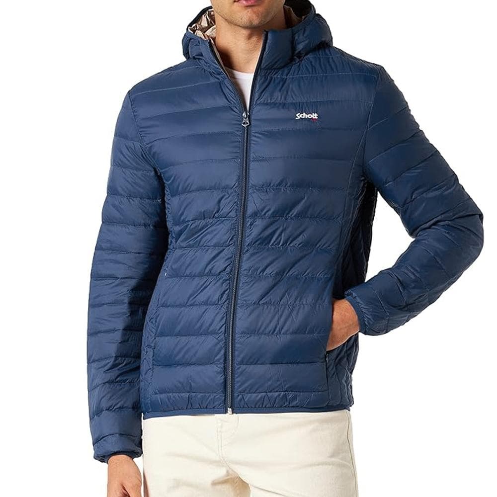 Doudoune Bleu Homme Schott SILVERADORS 1