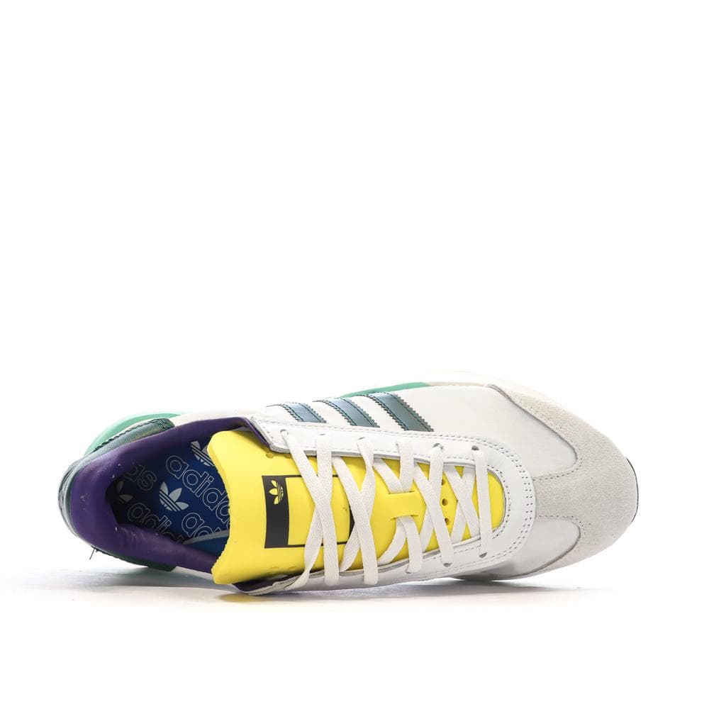 Baskets Blanches/Jaune Homme Adidas Country 4