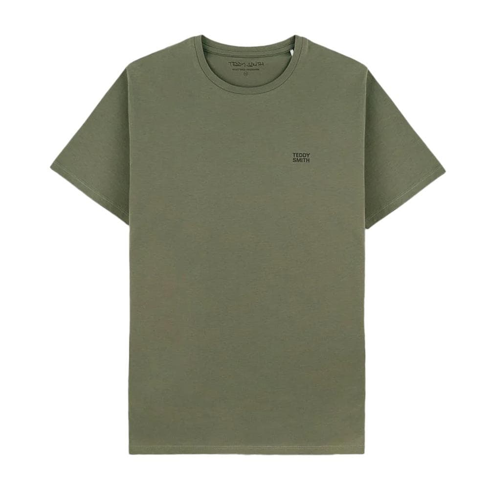 T-shirt Kaki Homme Teddy Smith Total 1