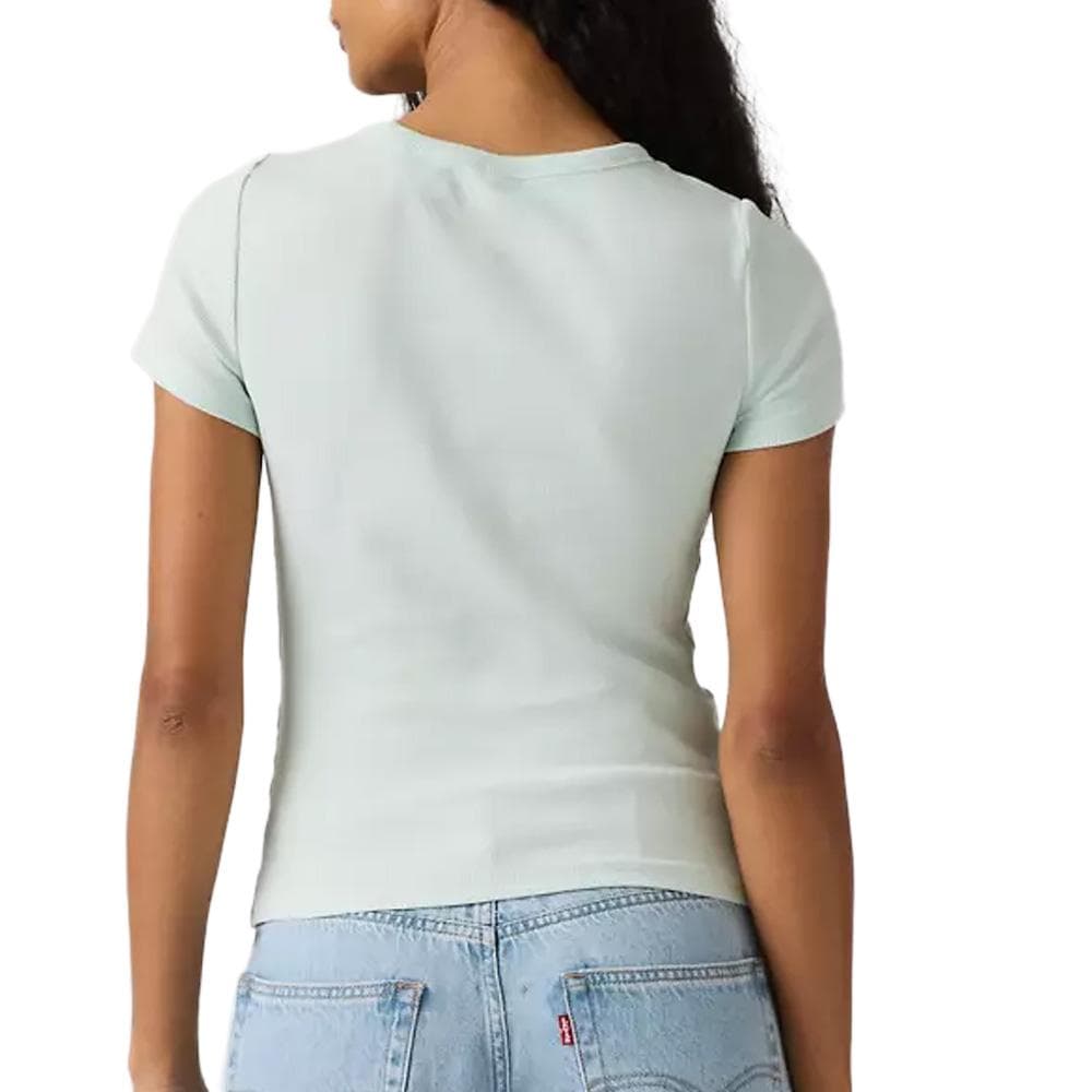 T-shirt Turquoise Femme Levi's Hayes Tee Blues 2