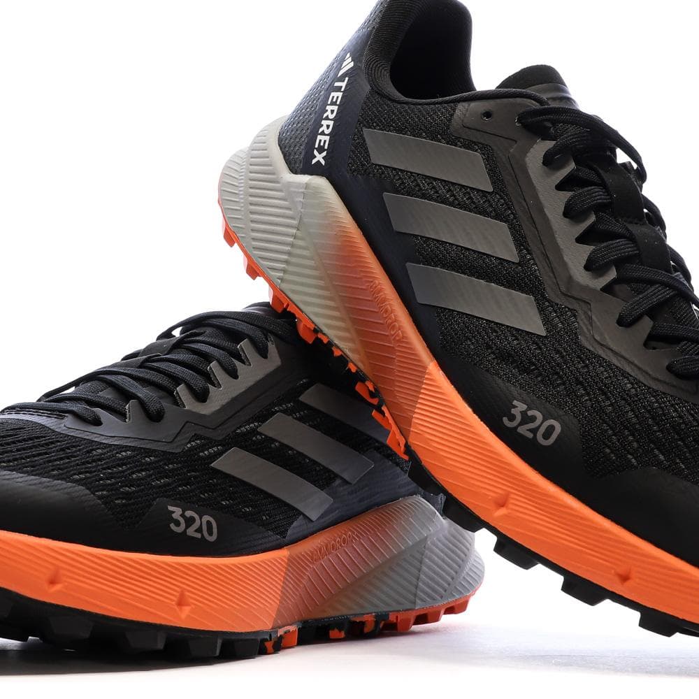 Chaussures de Trail Noir/Orange Homme Adidas Terrex Agravic 7