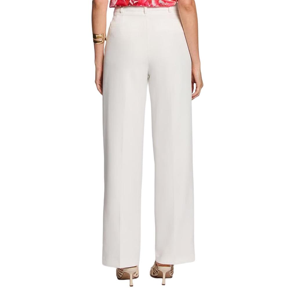 Pantalons fluide Blanc Femme Morgan Uni 2