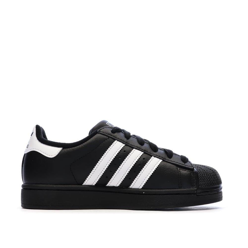 Baskets Noires Garçon/Fille Adidas Superstar 2