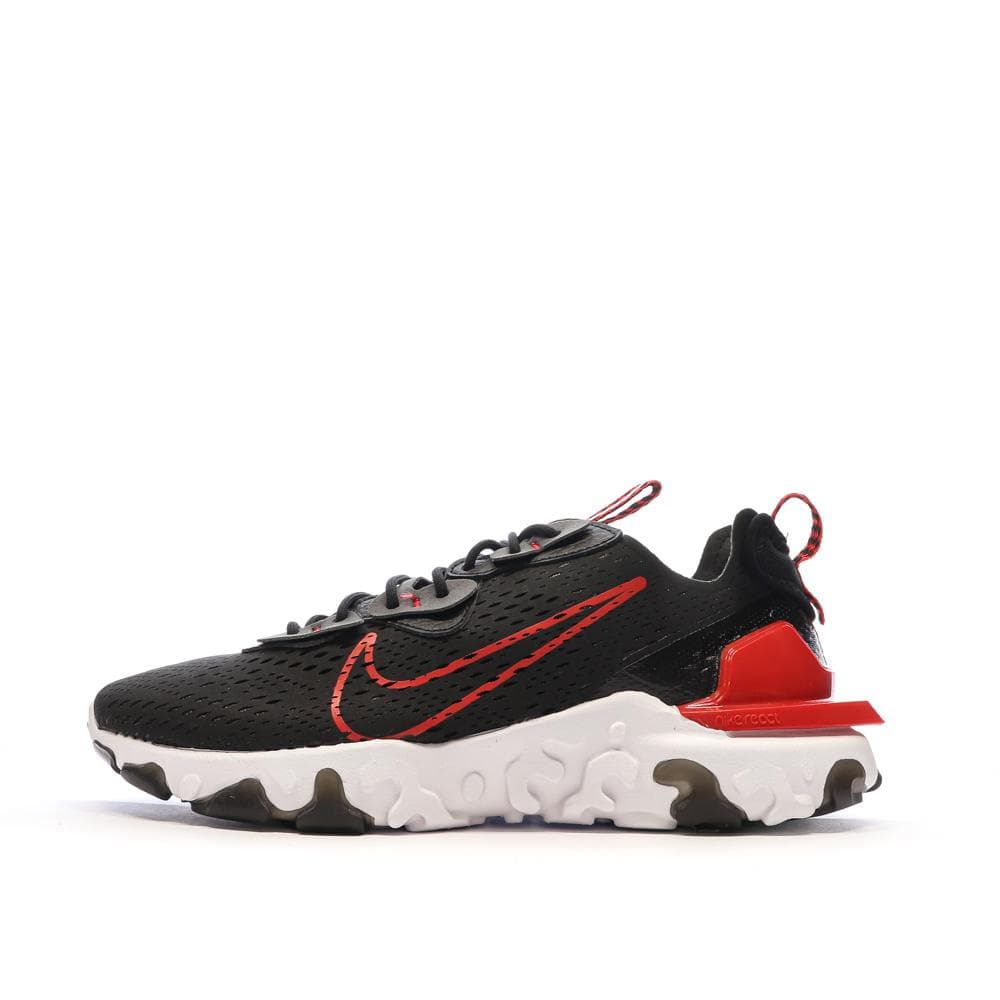 Baskets Noires/Rouges Homme Nike React Vision 1