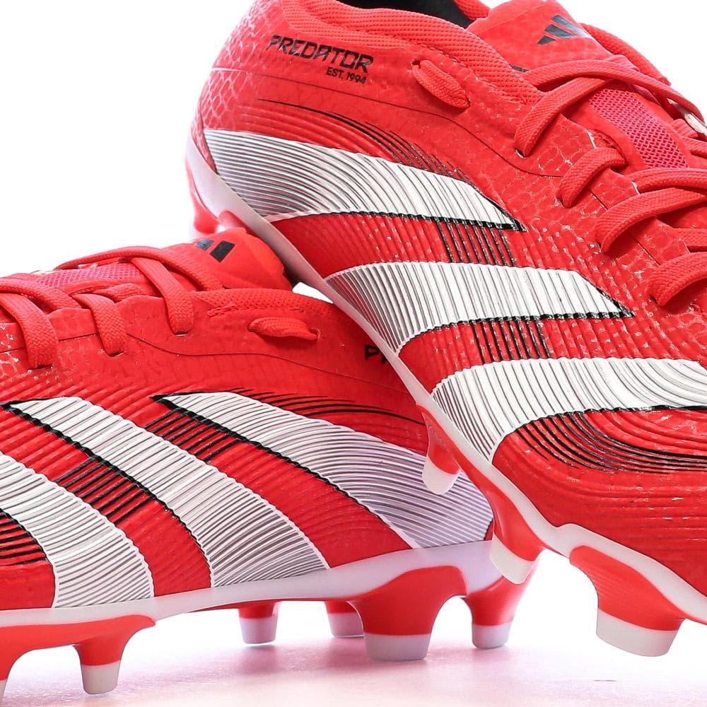 Chaussures de Foot Rouges Homme Adidas Predator Pro MG 7