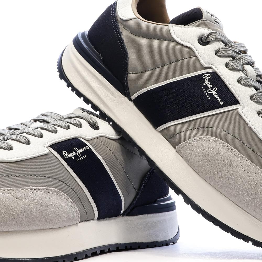 Baskets Gris Homme Pepe jeans Buster Club 7