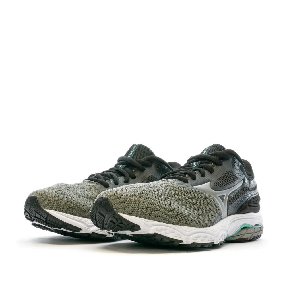 Chaussures de Running Gris/Noir Femme Mizuno Wave Prodigy 6