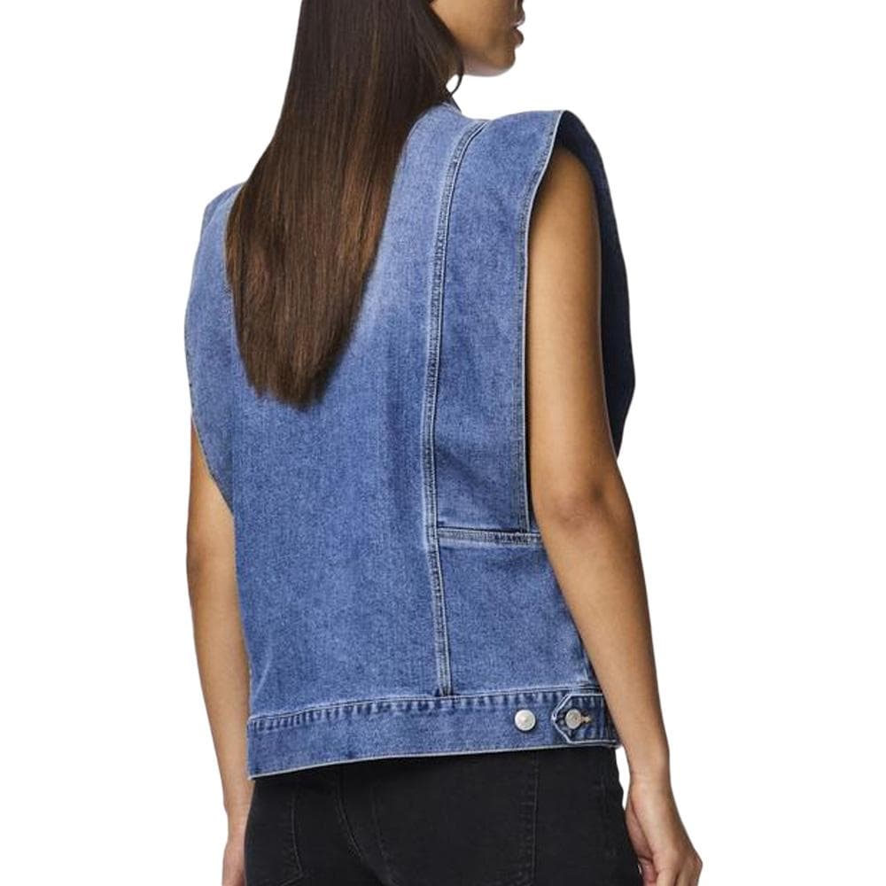 Veste en Jean Bleu Femme Pieces Femma 2