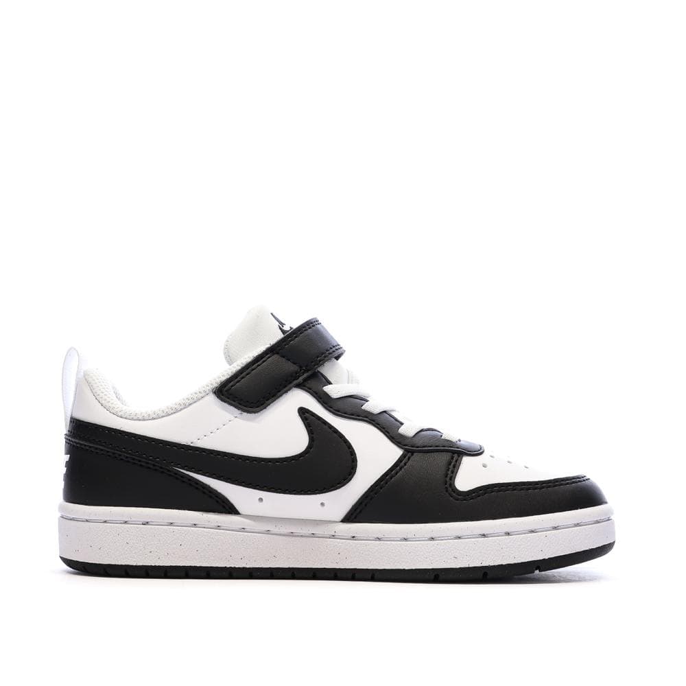 Baskets Noir/Blanc Garçon Nike Court Borough Low 2
