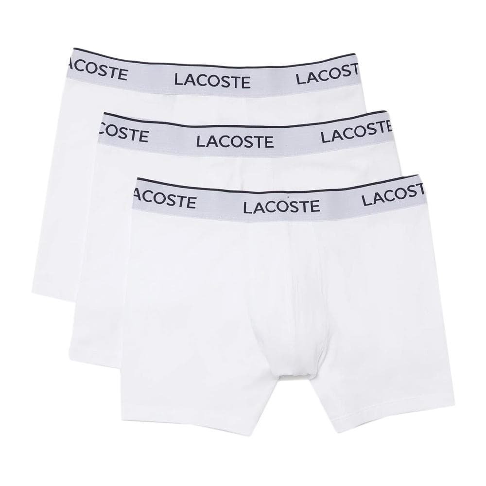 x3 Boxers Blanc Homme Lacoste 5H8621 1