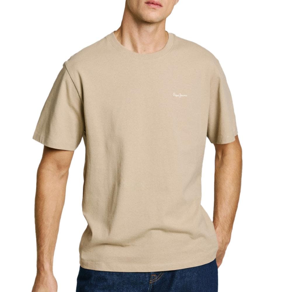 T-shirt Beige Homme Pepe jeans Contrast 1