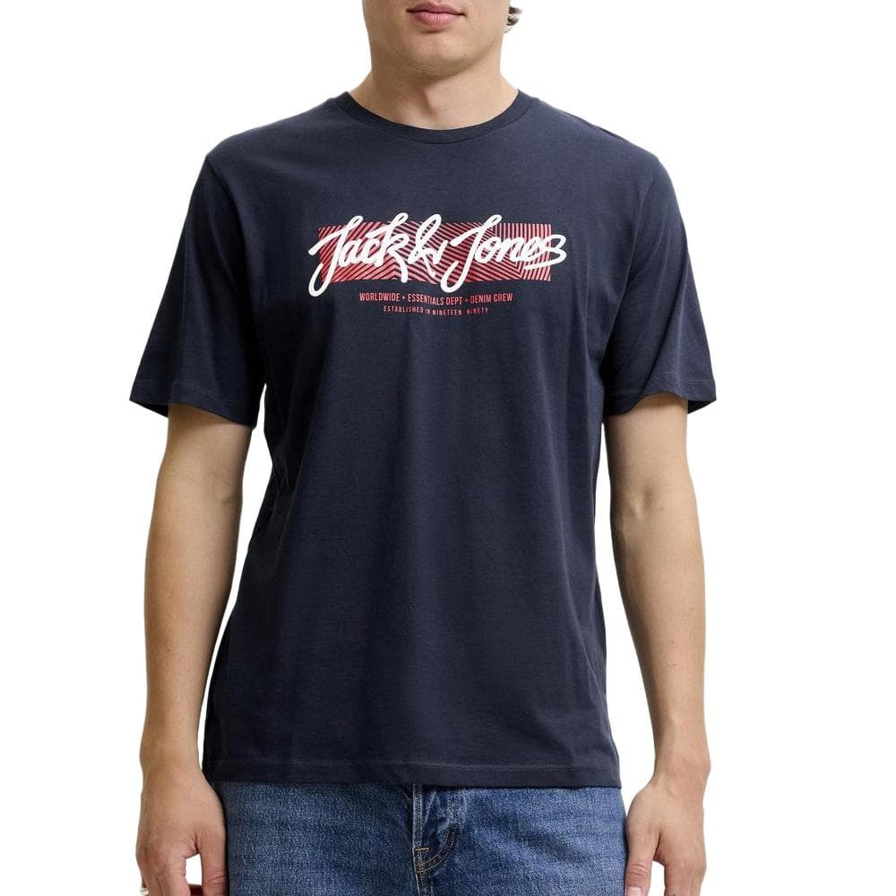 T-Shirt Marine Homme Jack & Jones Hurban 1