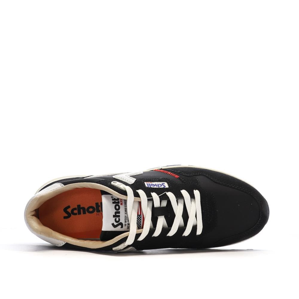 Baskets Noires/Blanches Homme Schott Dorian 4
