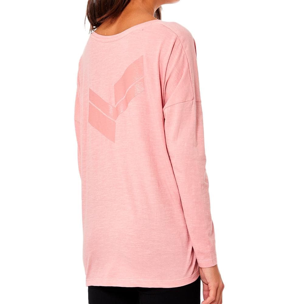 T-shirt Manches Longues Rose Femme Kaporal 23 2