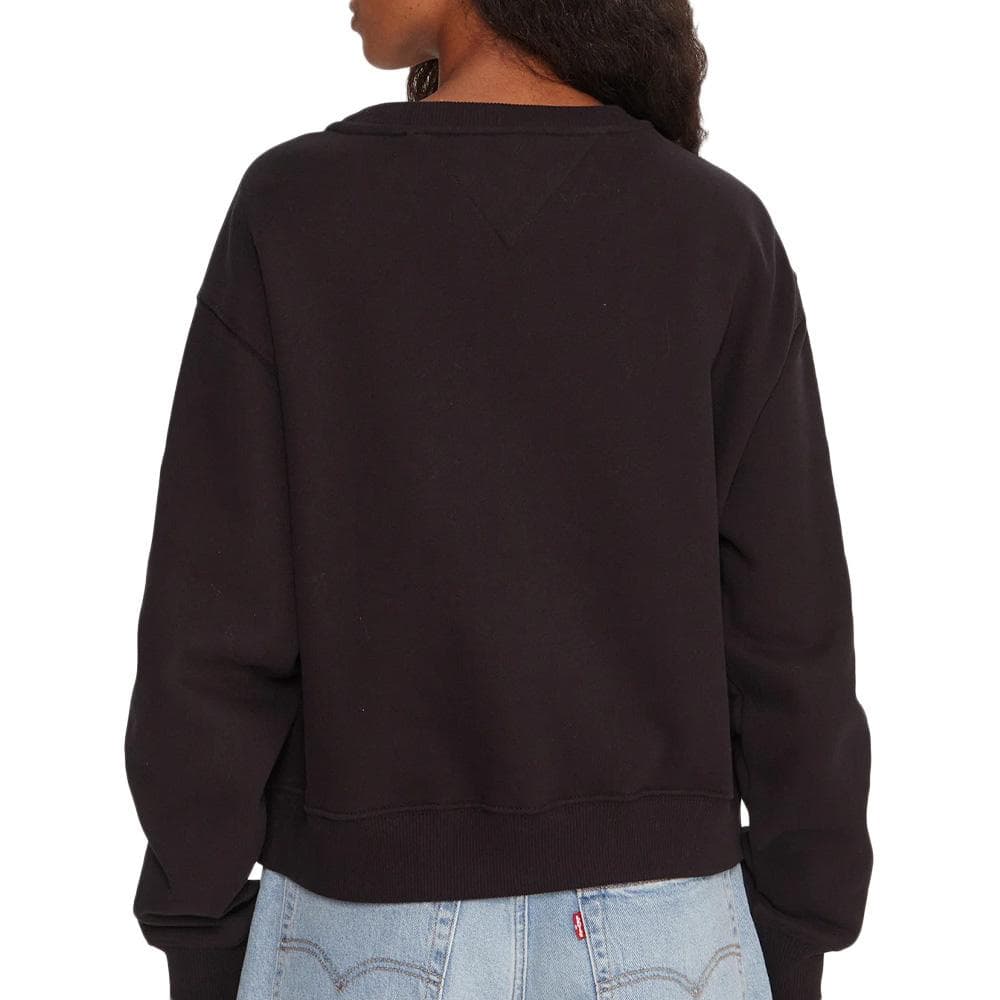 Sweat Noir Femme Tommy Hilfiger Script 2