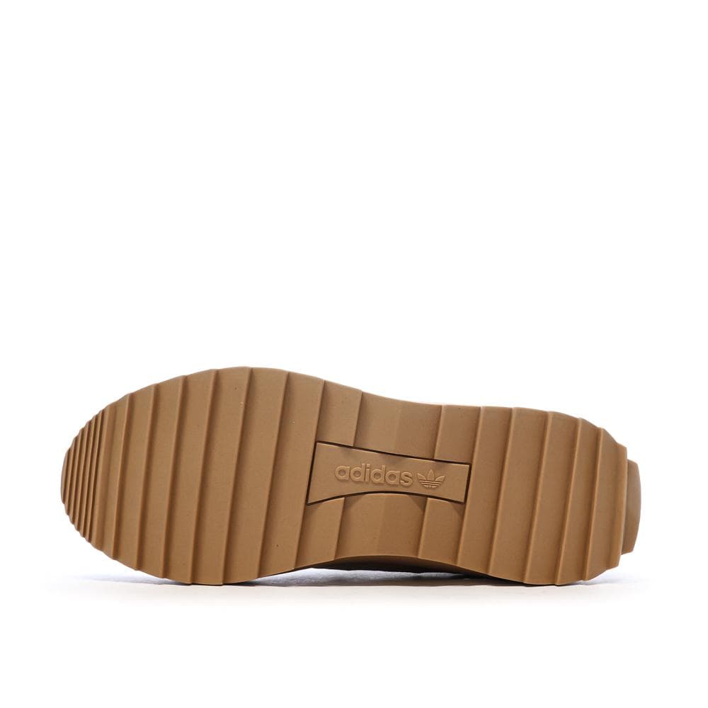 Baskets Camel/Jaune Femme Adidas Superstar Winter 5