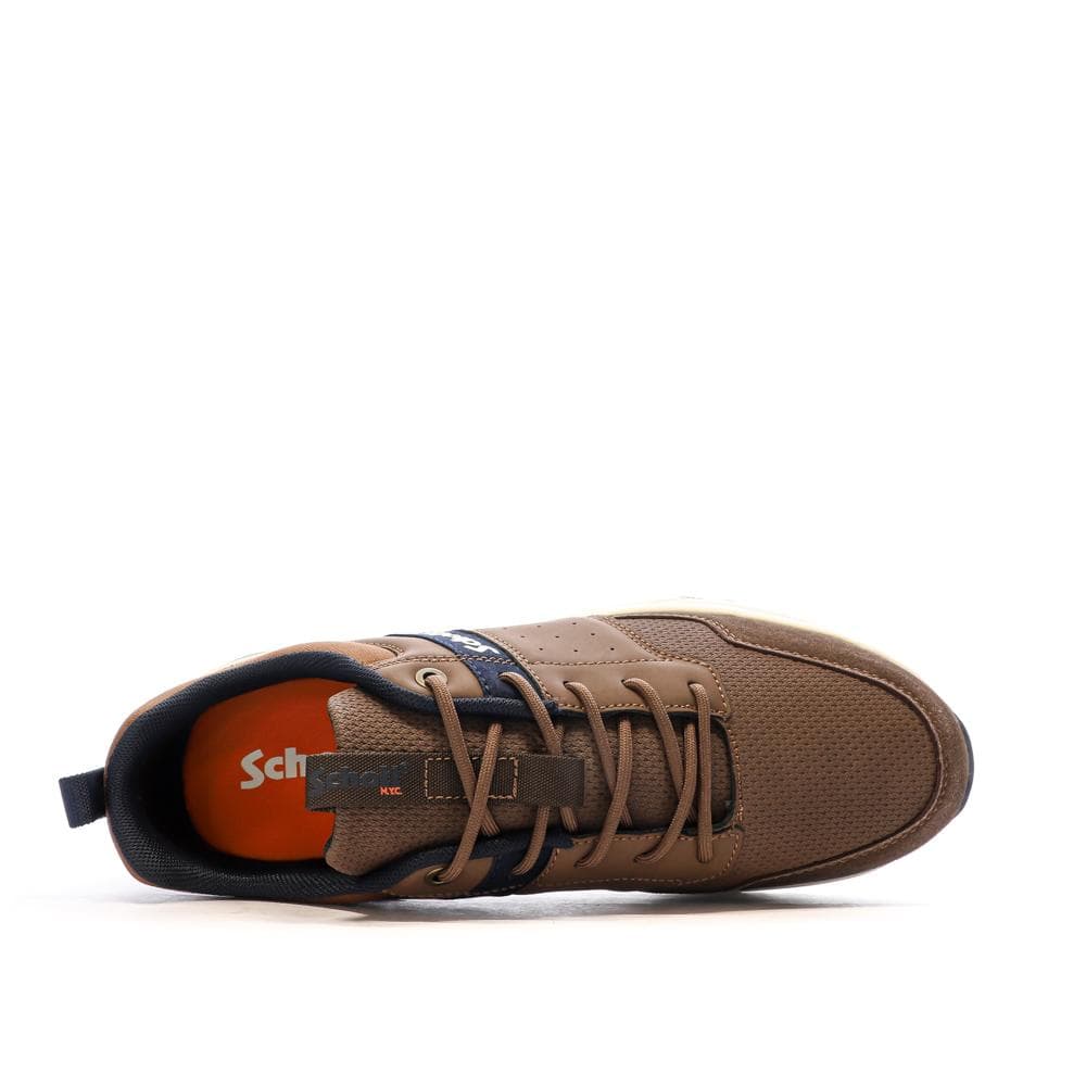 Baskets Marron Homme Schott Fugio Cognac 4