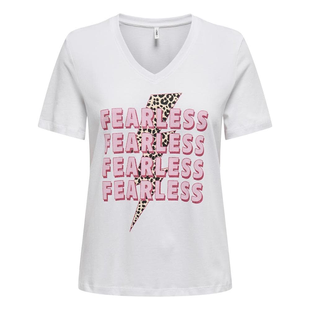 T-Shirt Blanc Femme Only Henny Life 1