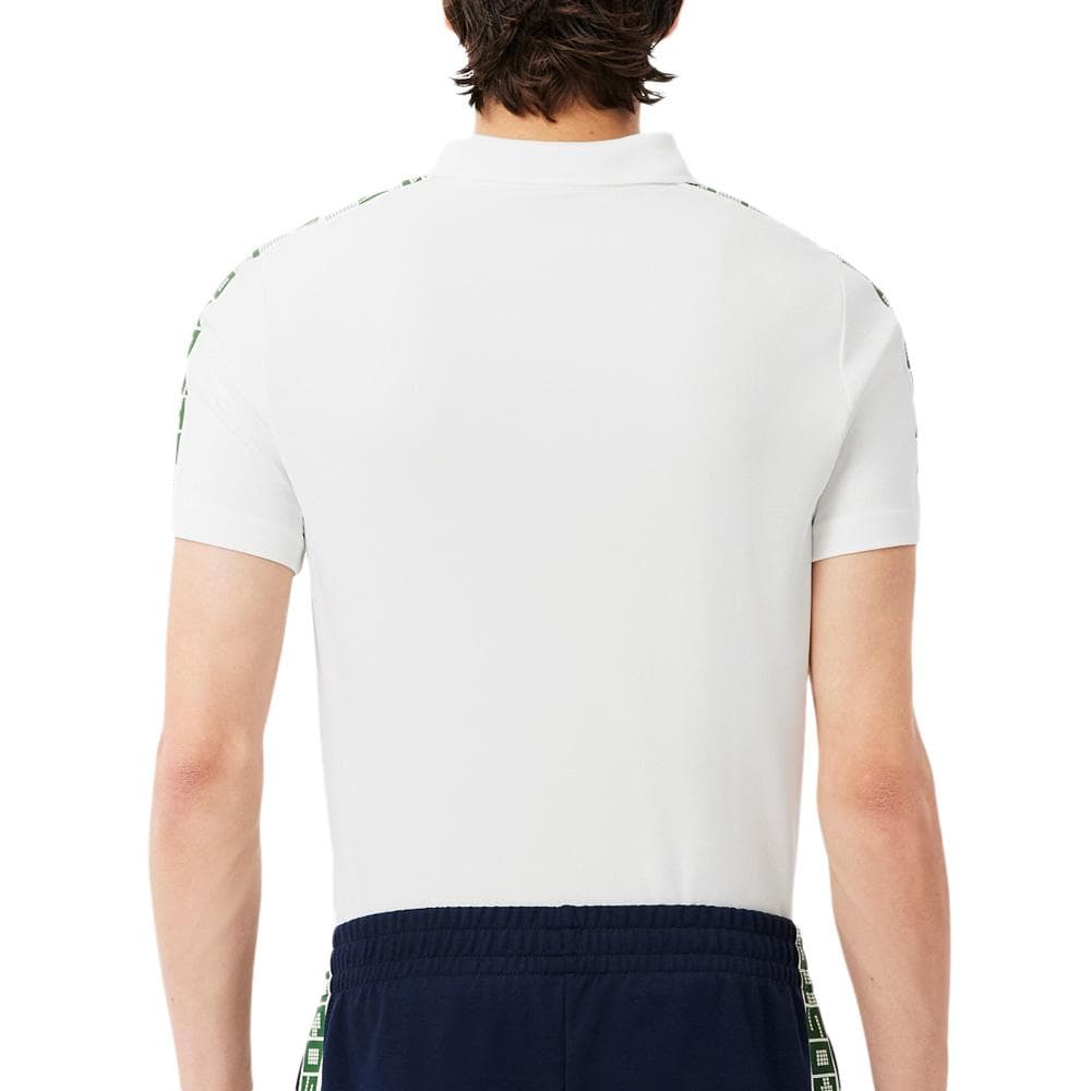 Polo de tennis Blanc Homme Lacoste Ultra Dry 2