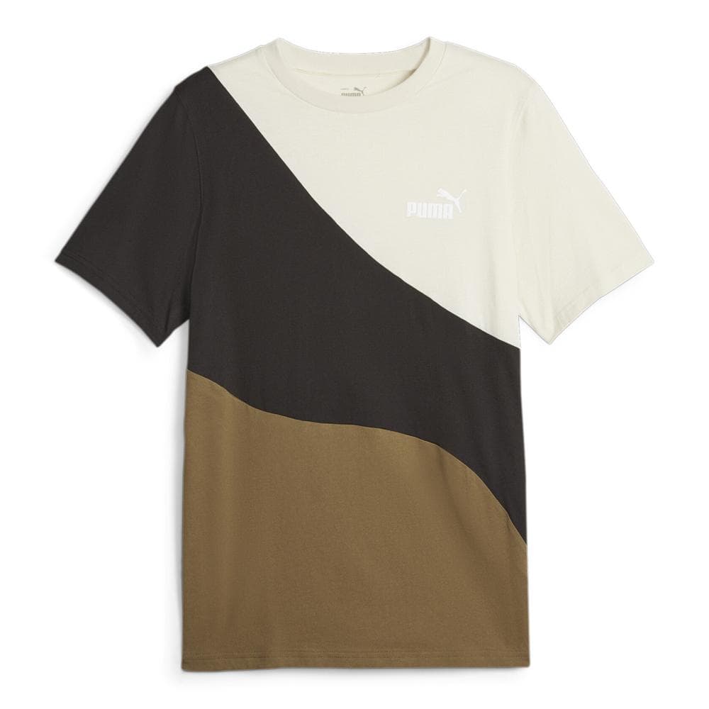 T-shirt Écru/Marron/Noir Homme Puma 673380 1