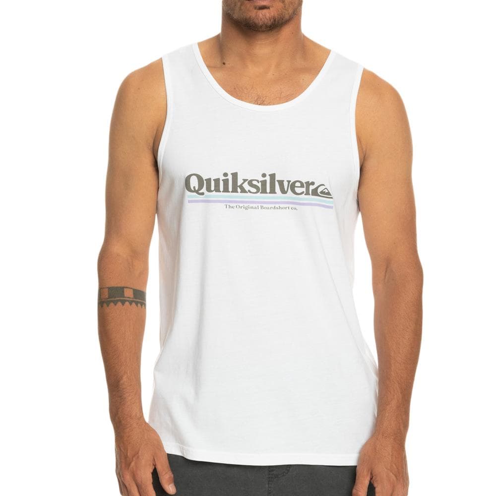 T-Shirt Blanc Homme Quiksilver Betweenthelines 1