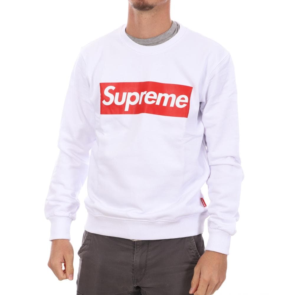 Sweat Blanc/Rouge Homme Supreme Grip PabloSup 1