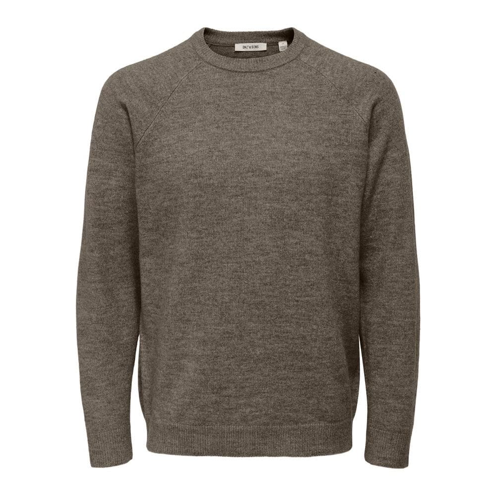 Pull Marron Chiné Homme Only & Sons Thomas 1