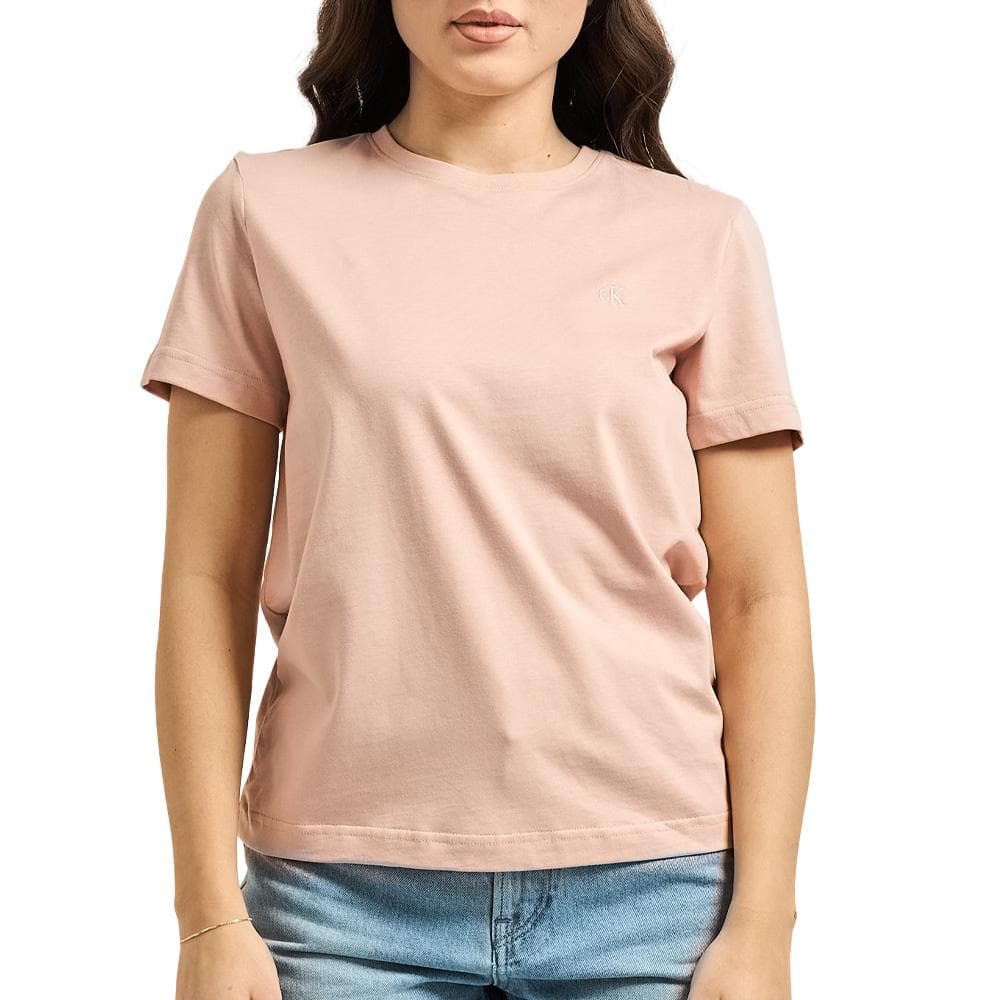T-Shirt Rose Femme Calvin Klein Jeans Archive 1
