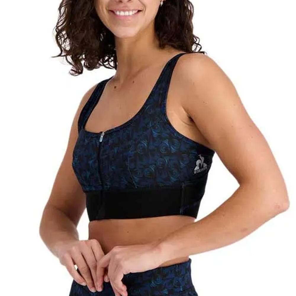 Brassière Noire/Bleu Femme Le Coq Sportif Training 1