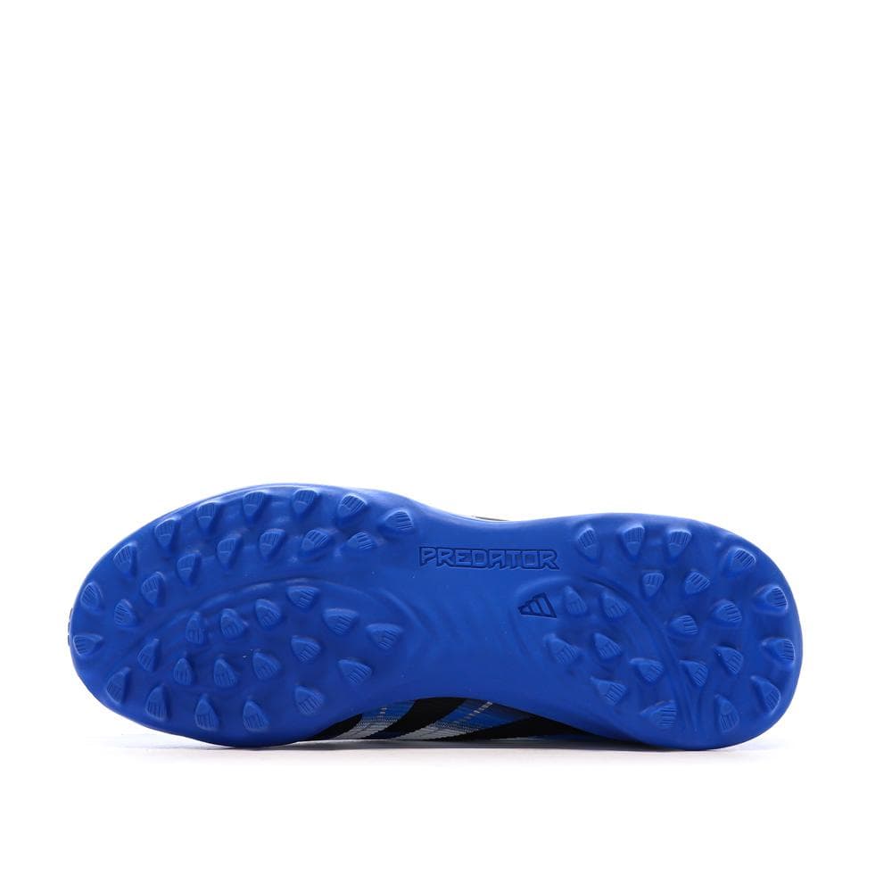 Chaussures de Foot Noir/Bleu Junior Adidas Predator League FT 5