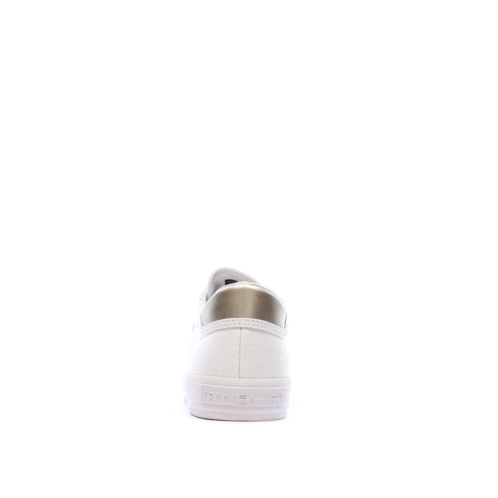 Baskets Blanches Femme Tommy Hilfiger Vulc Canvas Lace Up 3