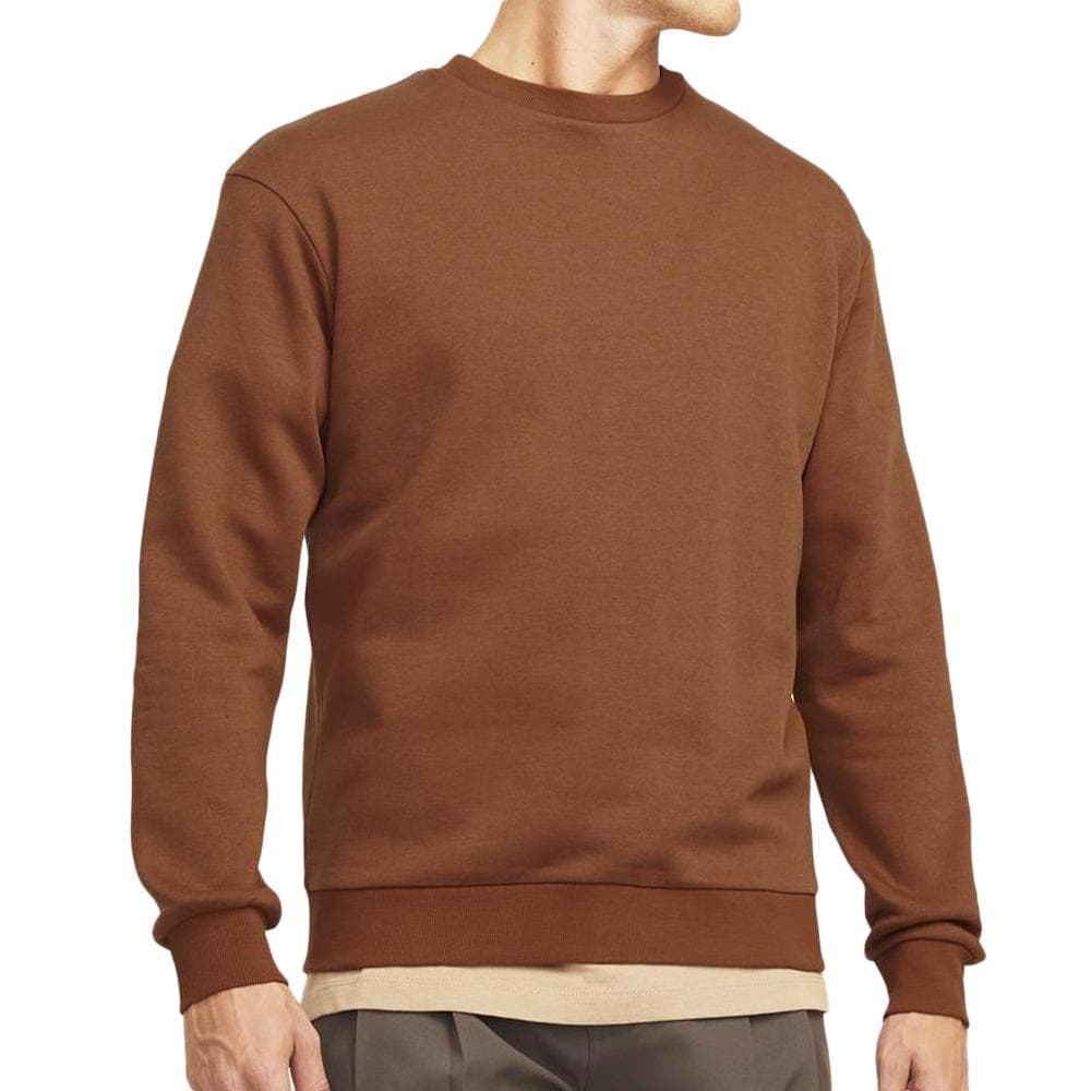 Sweat Uni Marron Homme Jack & Jones Bradley 1