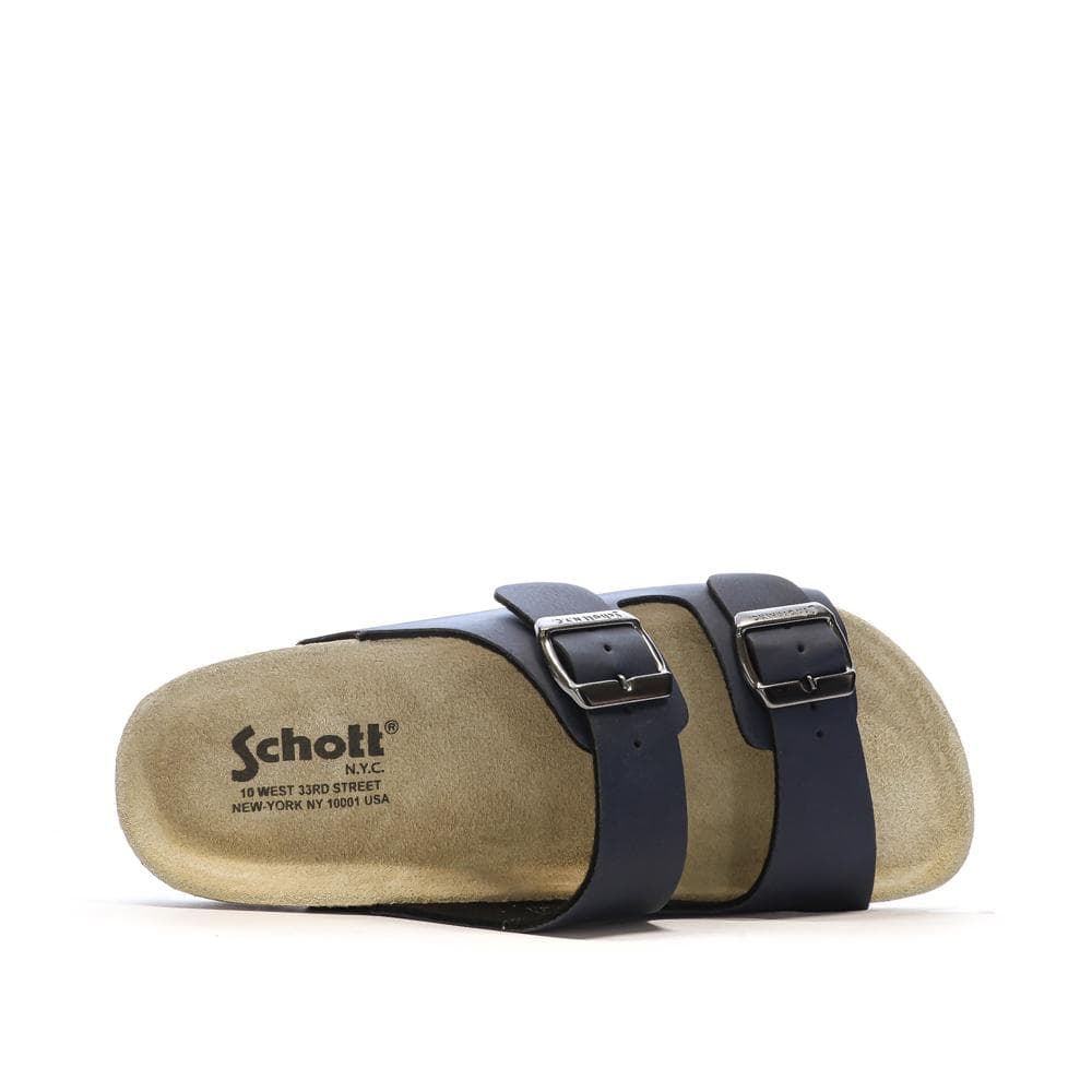 Sandales Marines Lisses Homme Schott Arthur 4