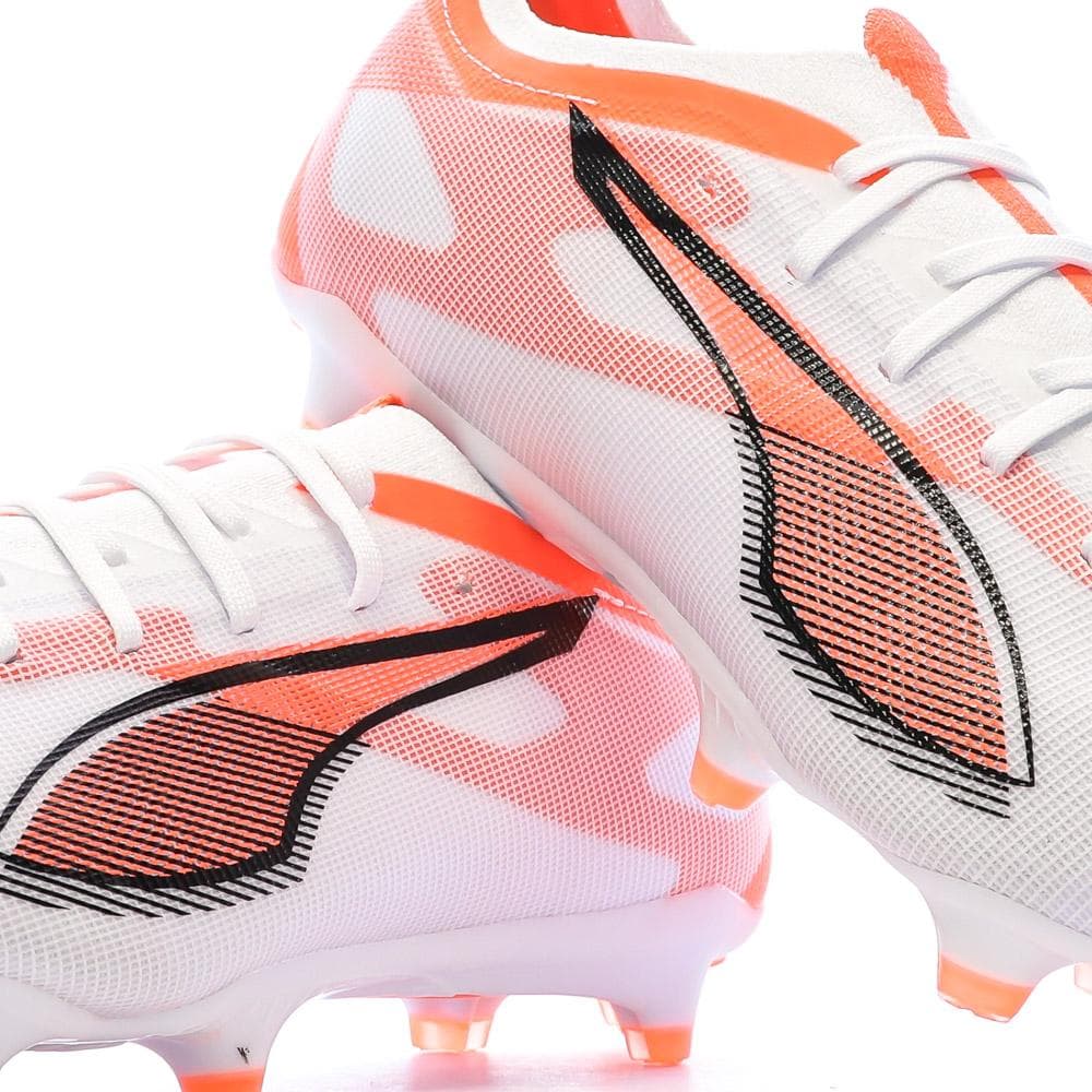 Chaussures de football Blanches/Oranges Homme Puma Ultra 5 Match 7