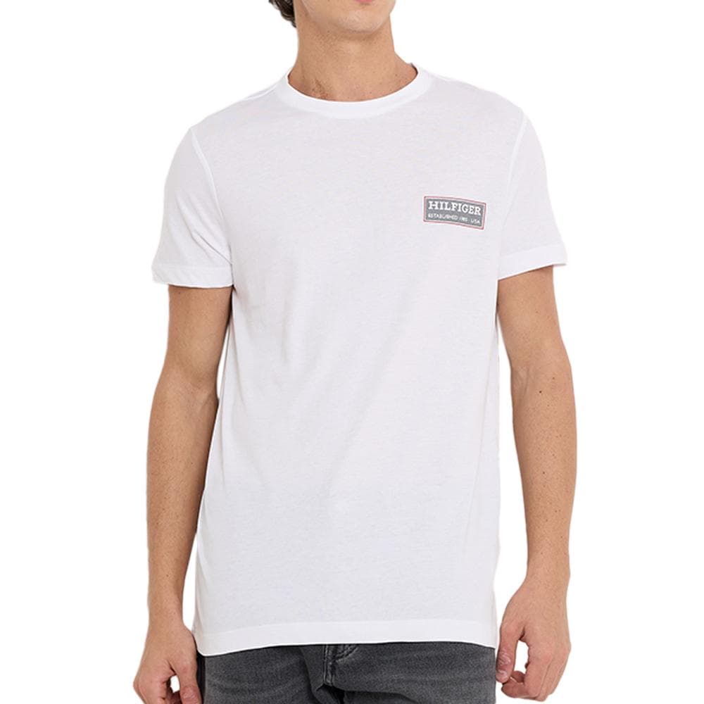 T-shirt Blanc Homme Tommy Hilfiger Printed 1