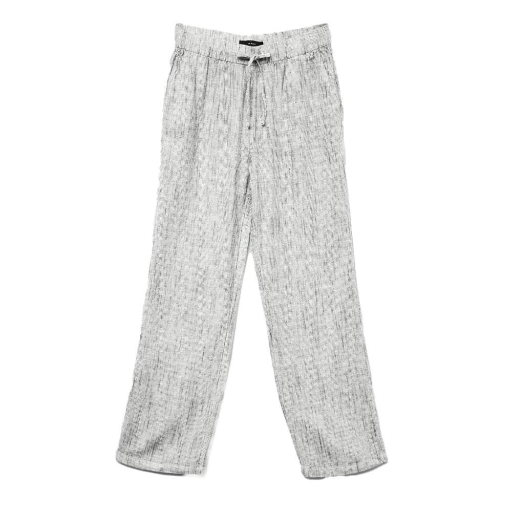 Pantalon Toile Noir/Blanc Femme Vero Moda Line 1