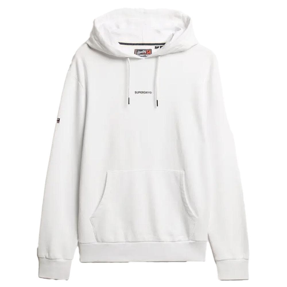 Sweat à Capuche Blanc Homme Superdry Plain Hood0 2