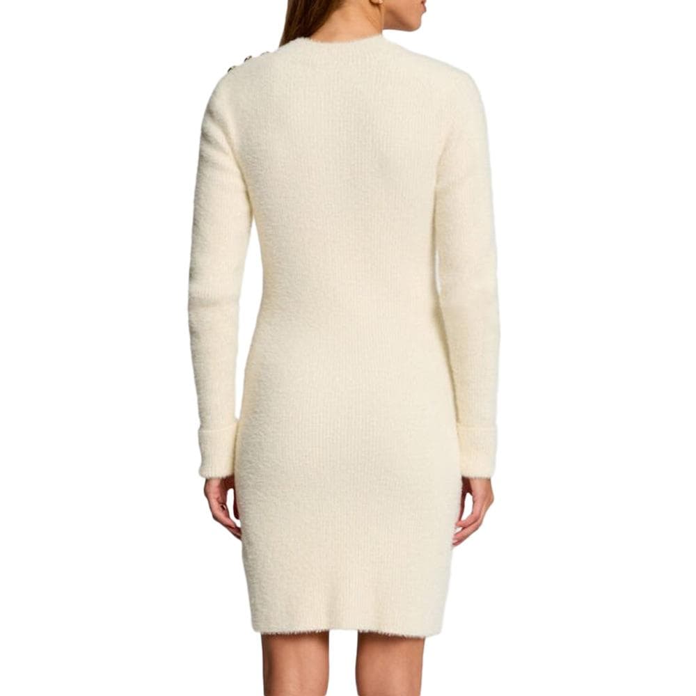 Robe Ecru Femme Morgan Duveteuse 2