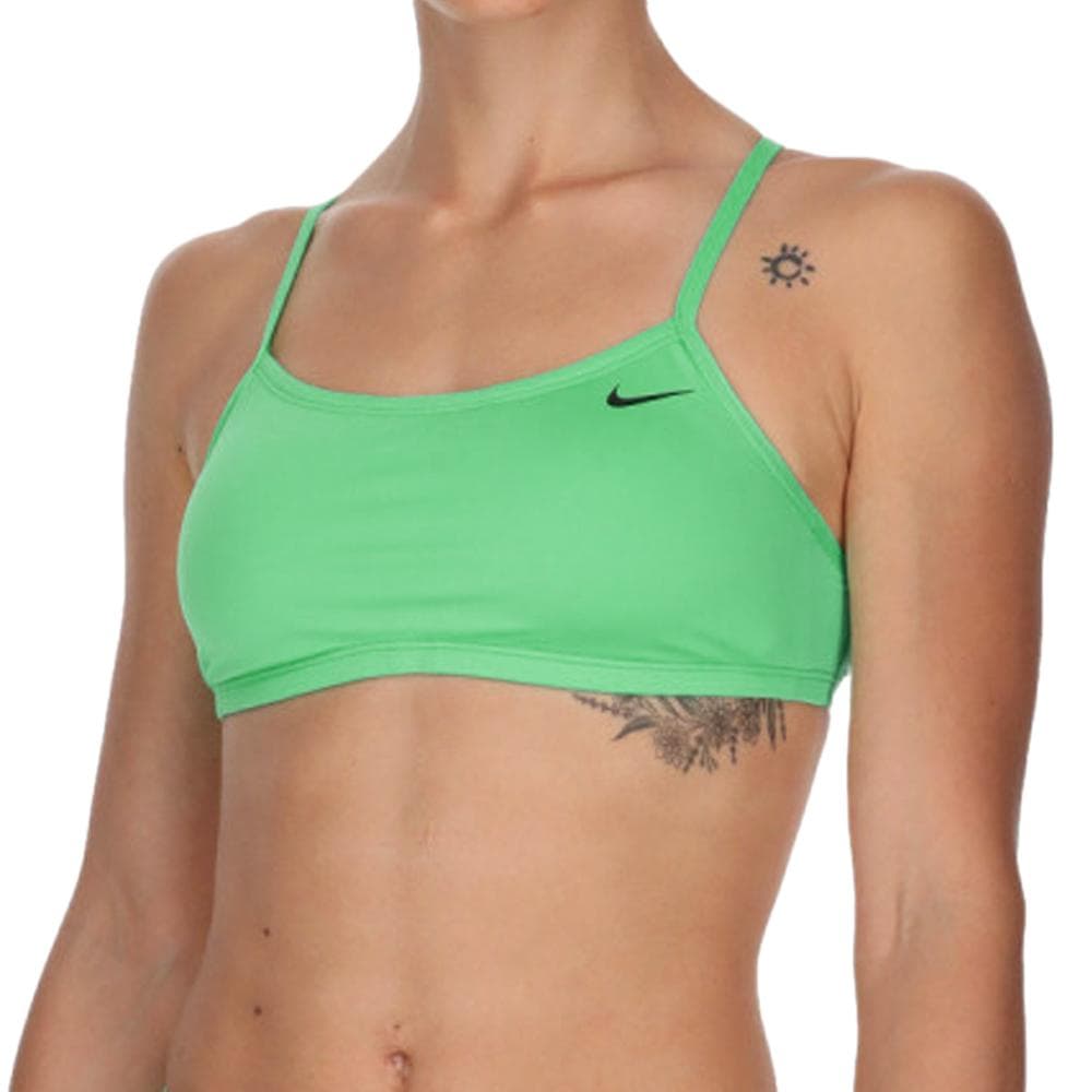 Haut de maillot de bain Vert Femme Nike Racerback 1