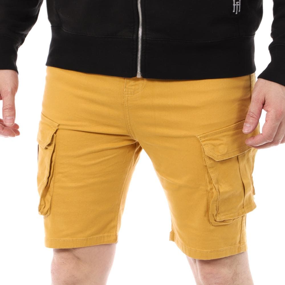 Short Cargo Jaune Homme La Maison Blaggio VEGALIA 1