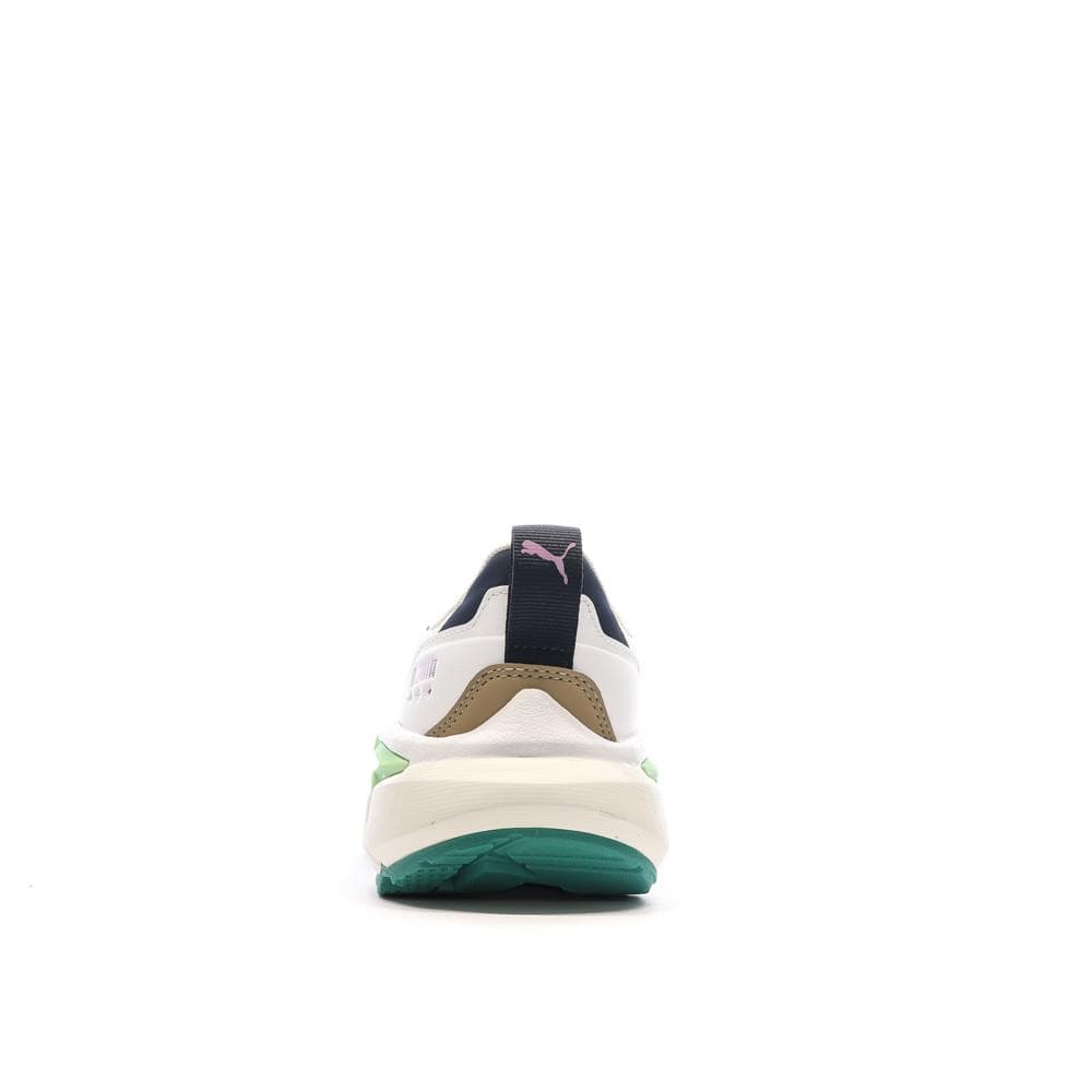Baskets Blanches/Vertes Femme Puma Spina 3